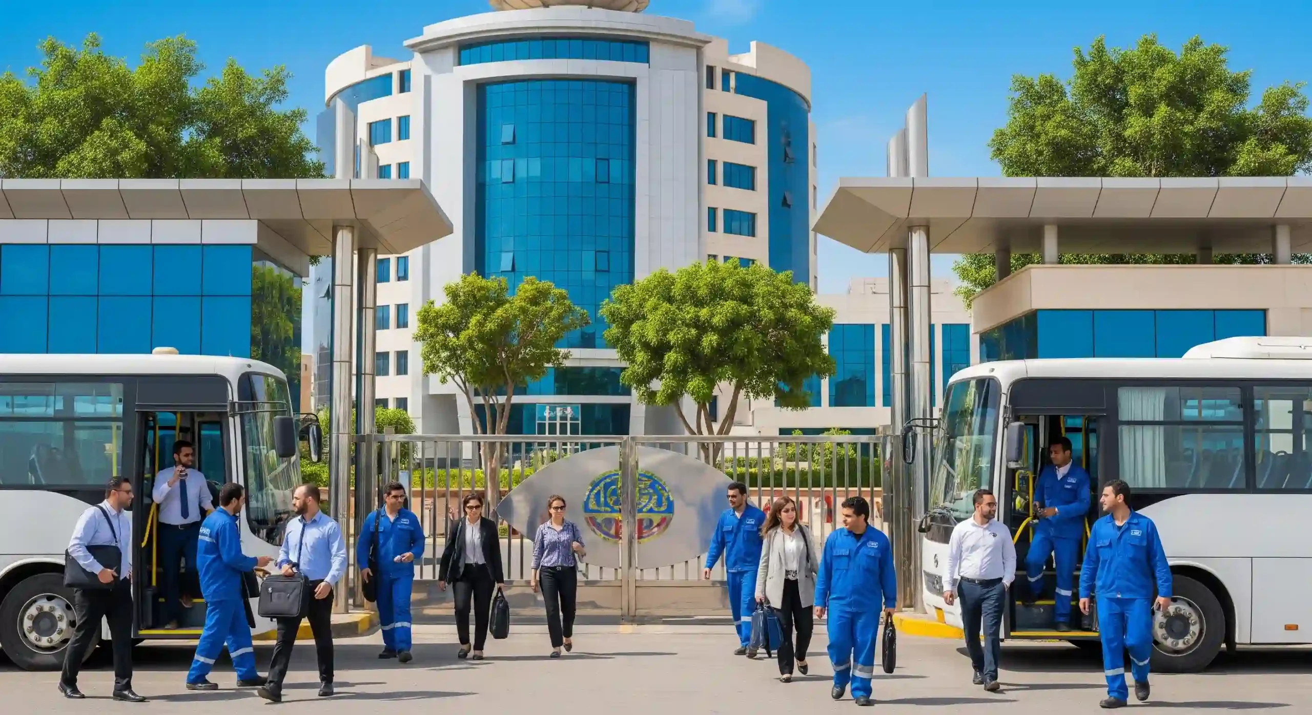 خدمات النقل المؤسسي في مصر المتكاملة للشركات والمصانع من شركة نقلكو 
