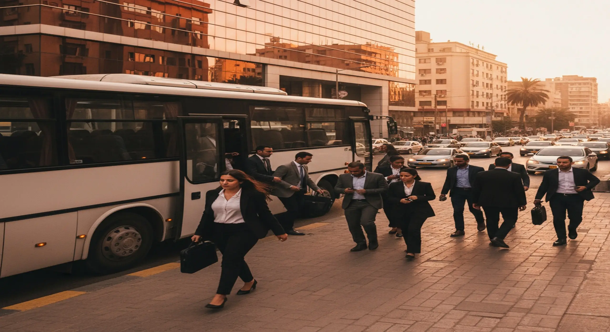 كيف تختار شركة موثوقة لخدمة نقل الموظفين والعمال بمواعيد منتظمة؟ 